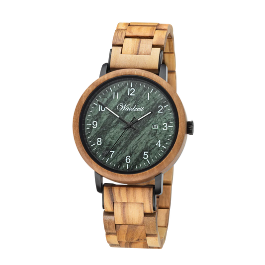 Pánske drevené hodinky Waidzeit Matthias s elegantným dizajnom a precíznym spracovaním z kvalitného dreva