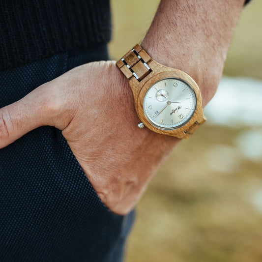 Drevené hodinky Barrique Chardonnay