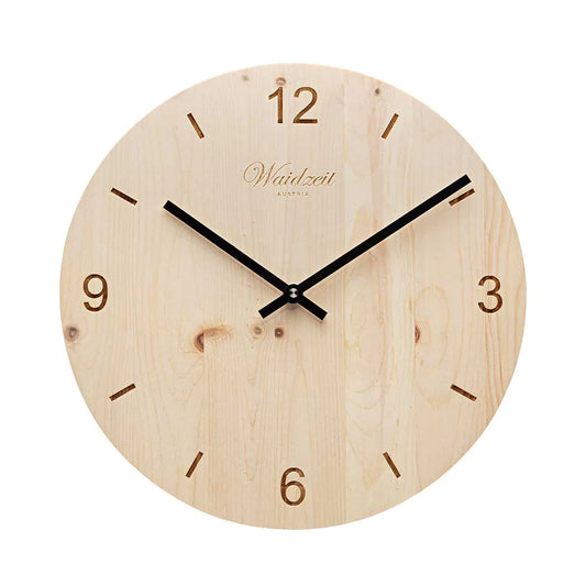 Drevené nástenné hodiny Tempus Borovica od Waidzeit