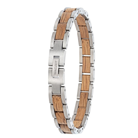 Drevený náramok Element Strieborný