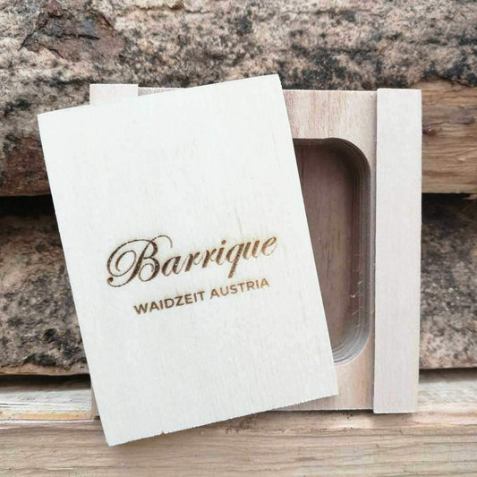 Strieborné visiace kvet z ebenového dreva