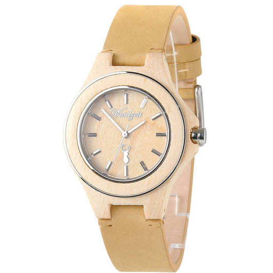 naramkove hodinky z borovicoveho dreva