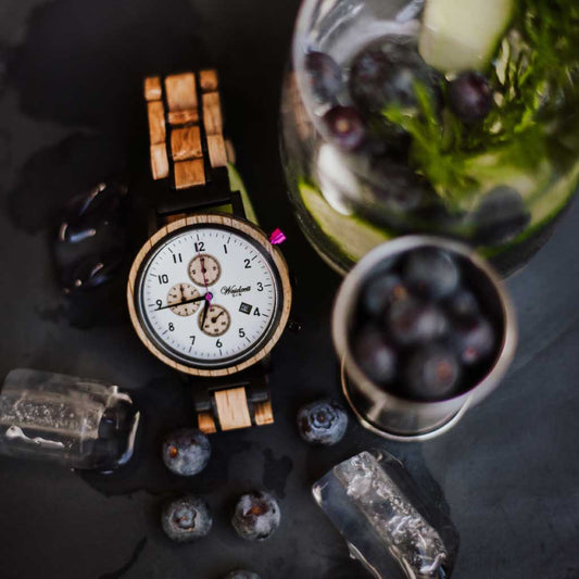 drevene naramkove hodinky Gin