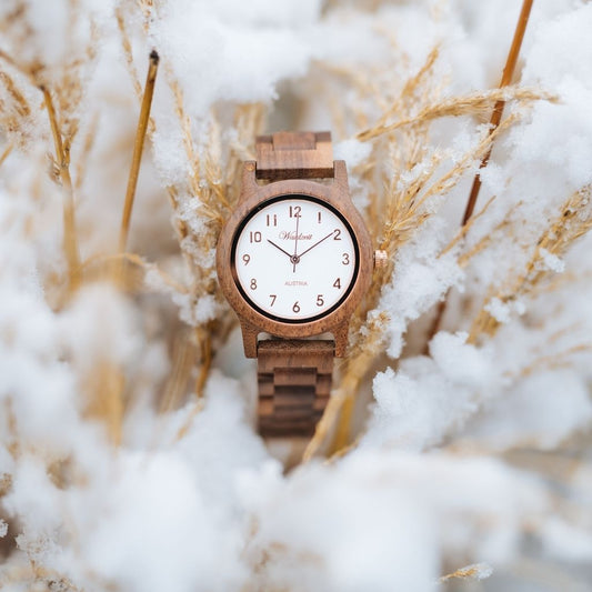 Drevené hodinky Sissy