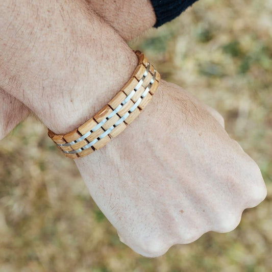 Drevený náramok Duo Element Barrique