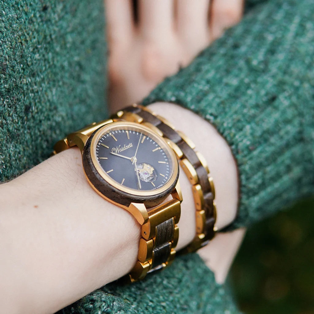 Dámske automatické hodinky Waidzeit Mystik na ruke – spojenie prírody, elegancie a presného mechanického strojčeka