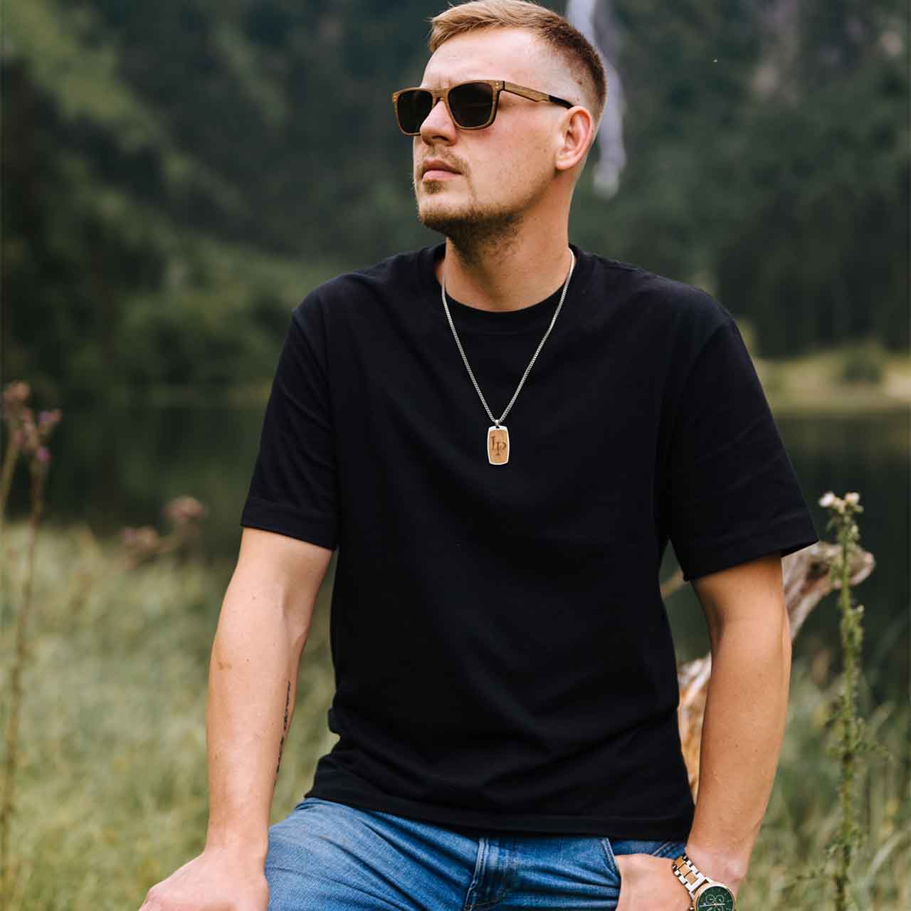 Pánsky náhrdelník Kilian s gravirovanim