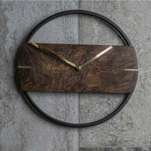 nástenné hodiny z dreva