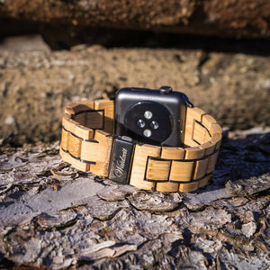 Remienok z dreva na apple hodinky