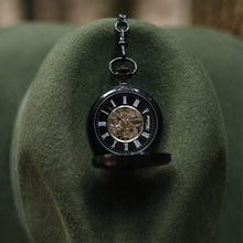 vreckové hodinky Skelett Black