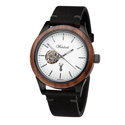 Drevené hodinky GAMSKAR LEATHER