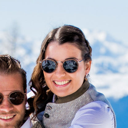 Drevené okuliare Meerblick Metal