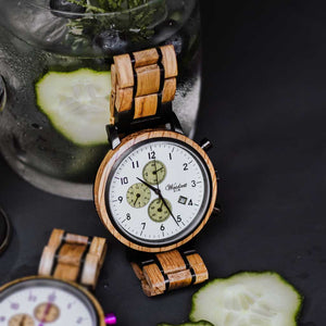 Drevené hodinky Gin Cucumber