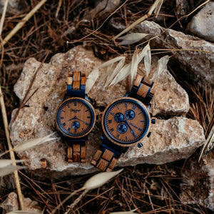 Partnerské drevené hodinky RUM