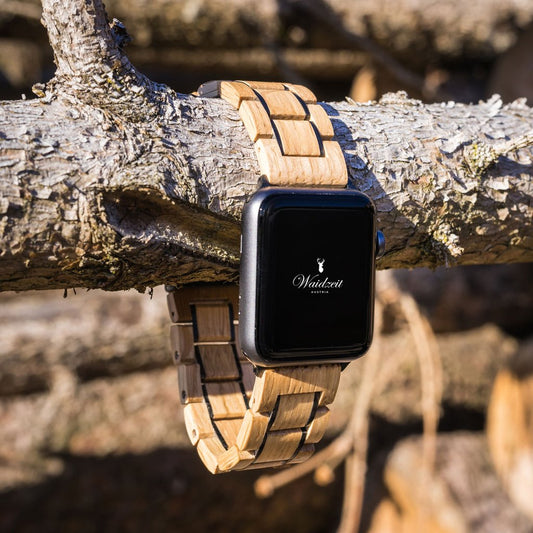 Drevený remienok Smartwatch