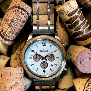 pánske drevené hodinky