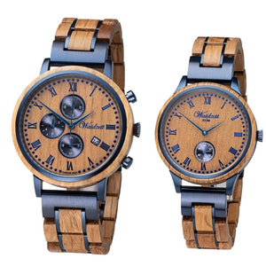 Partnerské drevené hodinky RUM