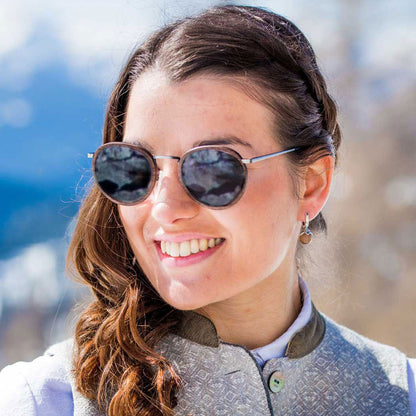 Drevené okuliare Meerblick Metal