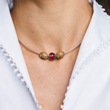 Strieborný náhrdelník Bordeaux