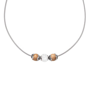 Strieborný náhrdelník Perla